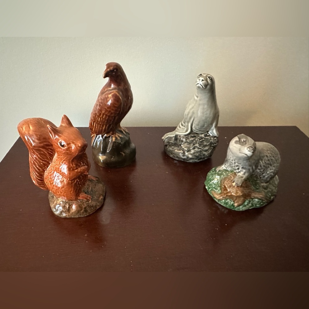 Beswick Squirrel Eagle Seal Badger vintage